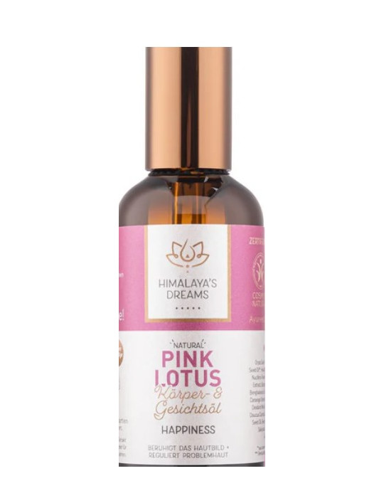 Himalaya`s Dream ayurvedic face and body oil Happiness with pink lotus 100ml