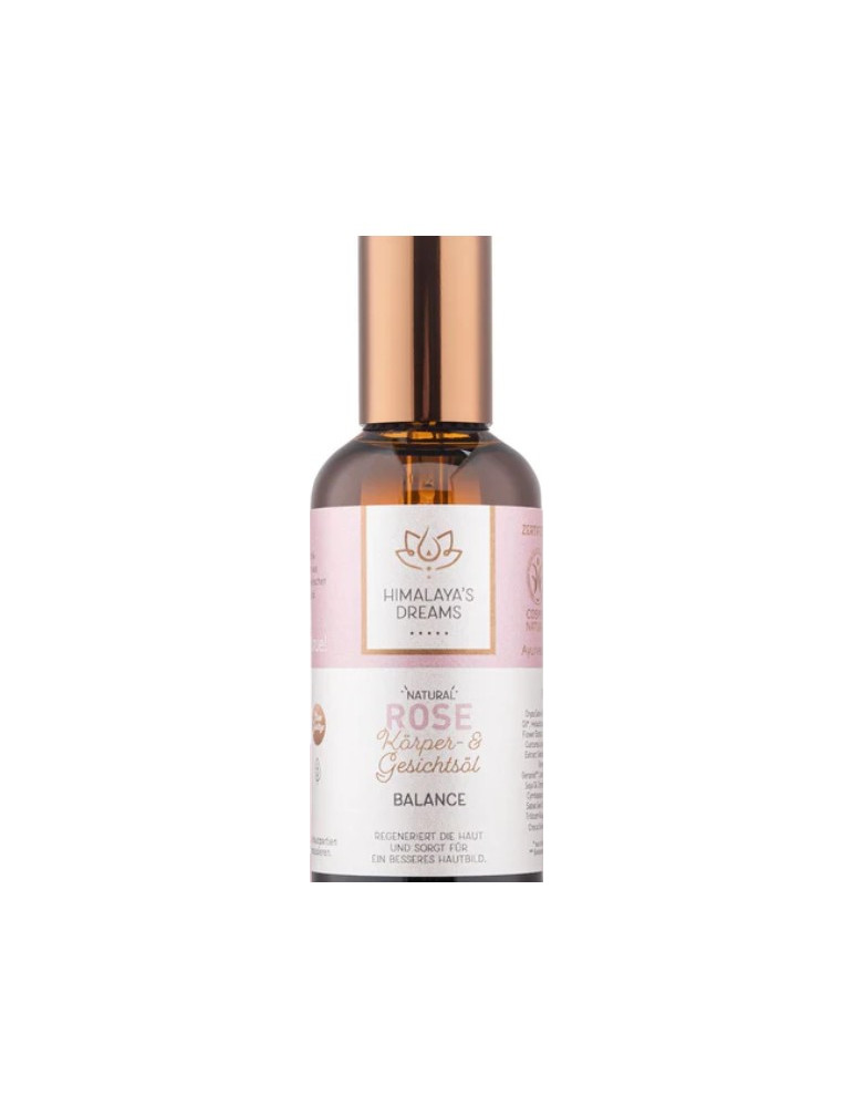 Himalayas Dreams BODY AND FACE OIL ROSE - balancing 100ml