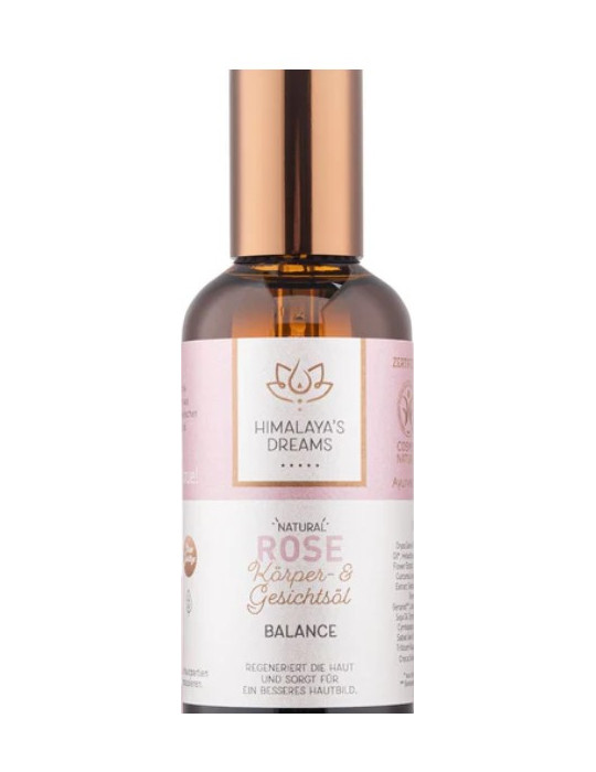 Himalayas Dreams BODY AND FACE OIL ROSE - balancing 100ml