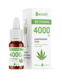 D-Vitamiin 4000 IU kanepiõli D3 VITAMIIN, 4000-IU tilk, kanepiõliga 10ml