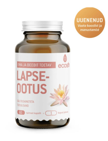 Ecosh  LAPSEOOTUS – vitamiinid emale  90 taimset kapslit