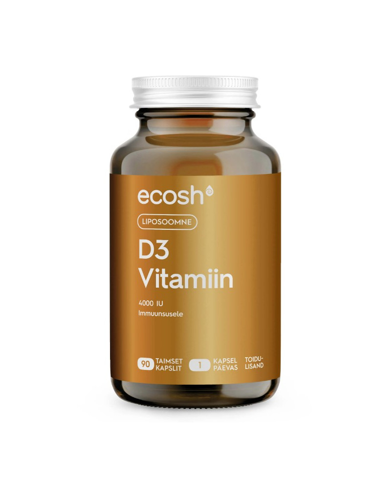 Ecosh LIPOSOOMNE D3-VITAMIIN 4000 IU 90 kapslit