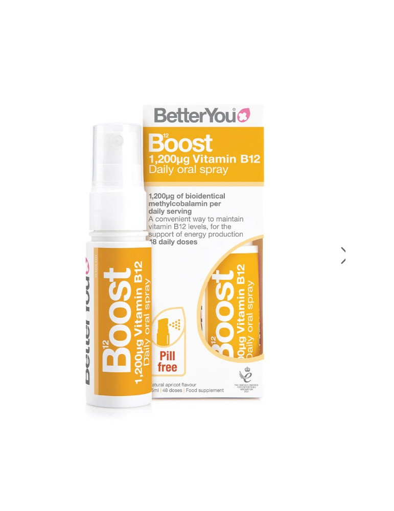 Better You Suukaudne pihusti B12 vitamiin, 25ml