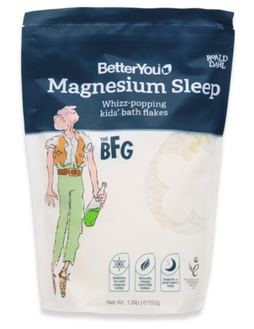 Better You  Plaksuefektiga magneesiumihelbed laste une toetuseks, 750 g