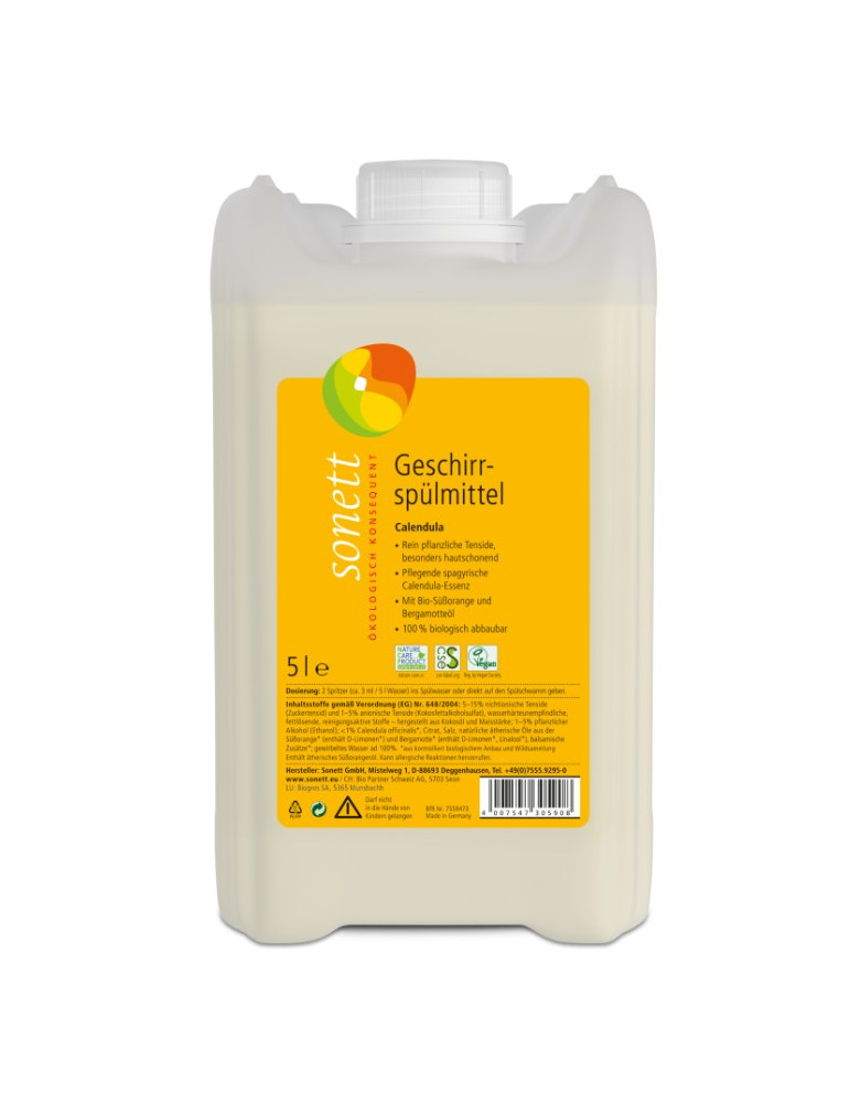 Sonett dishwashing detergent with calendula 5l