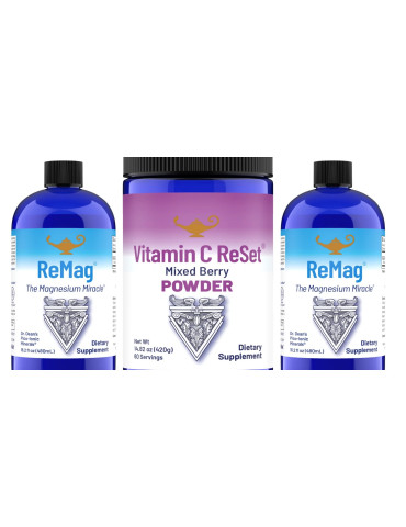 KOMPLEKT: ReMag® 480ml + ReMyte® 480ml + Vitamin C Reset® 420 g