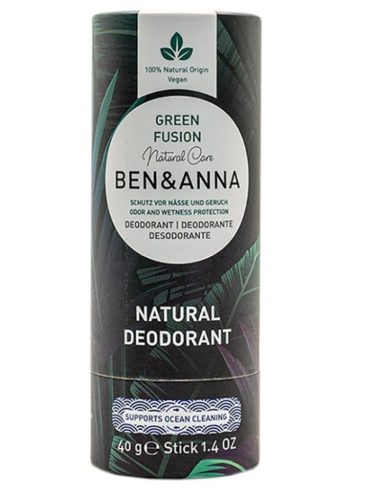 Ben&Anna Pulkdeodorant Green Fusion, 40 g