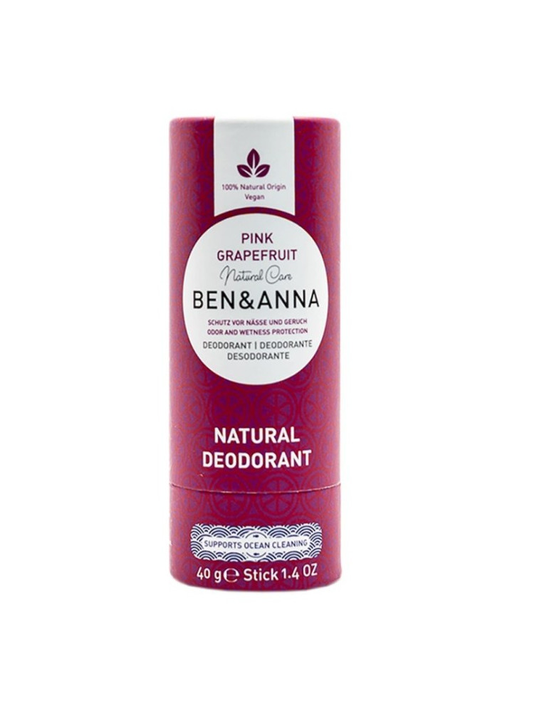 Ben&Anna Pulkdeodorant Pink Grapefruit, 40 g