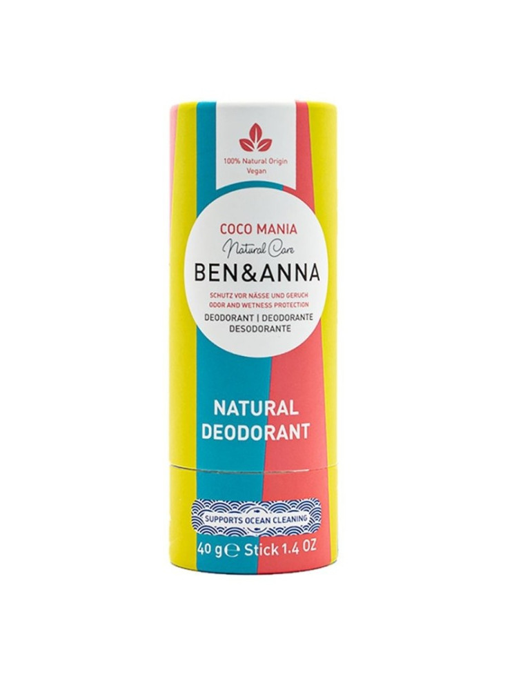 Ben&Anna Deodorant stick Coco Mania, 40 g