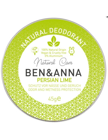 Ben&Anna Cream deodorant Persian Lime, 45 g