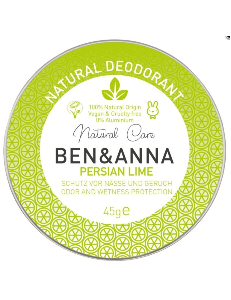 Ben&Anna Kreemdeodorant Persian Lime, 45 g