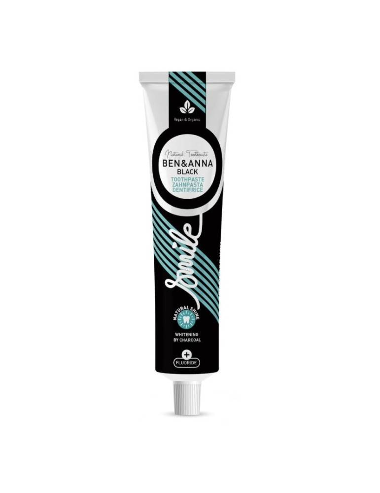 Ben&Anna Toothpaste with activated charcoal Black, 75 ml
