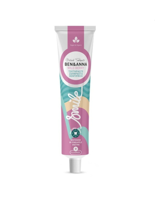 Ben&Anna Wildberry flavoured toothpaste, 75 ml