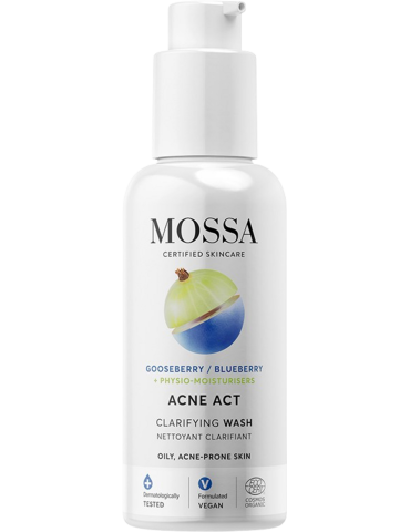 MOSSA Acne Act Purifying facial wash gel 140 ml