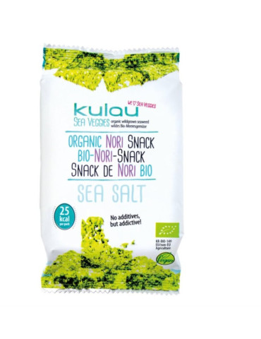 Nori seaweed snacks with sea salt, 4g