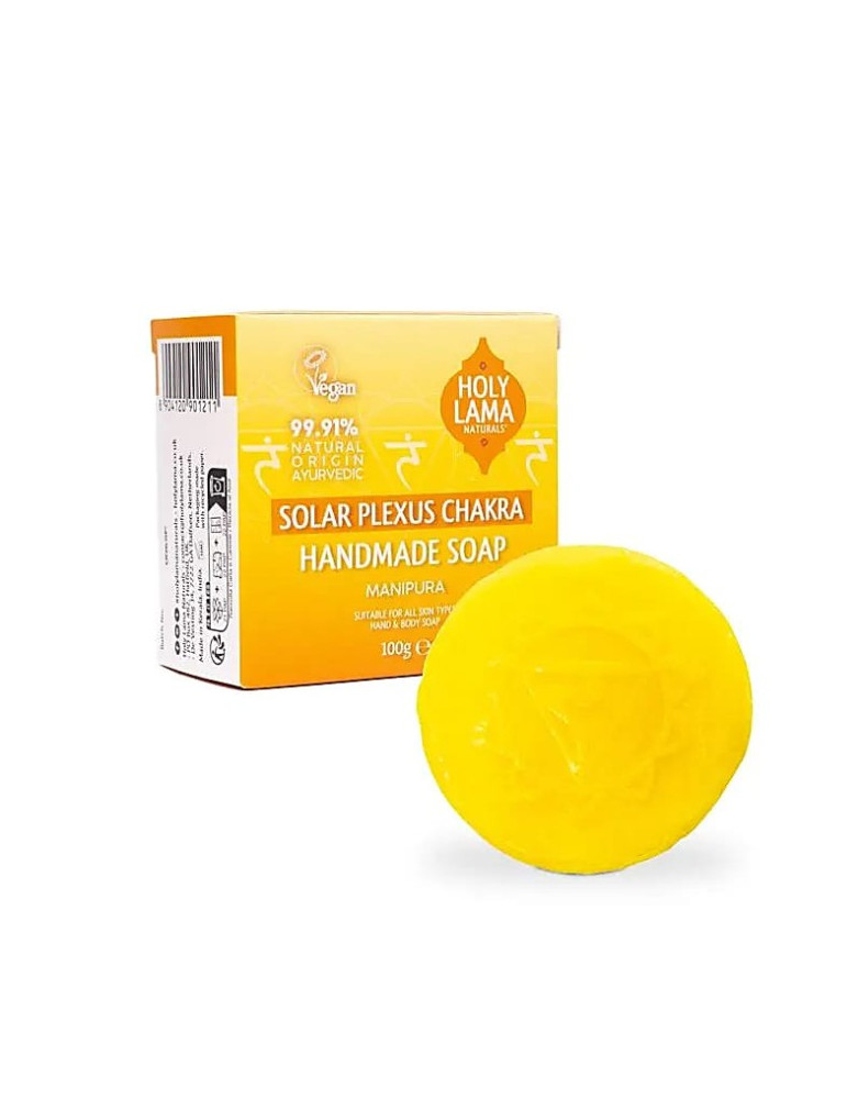 Holy Lama Ayurvedic SOLAR PLEXUS (MANIPURA) Chakra Soap 100g