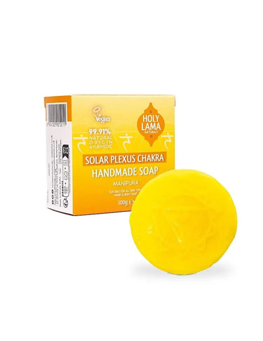 Holy Lama Ayurvedic SOLAR PLEXUS (MANIPURA) Chakra Soap 100g