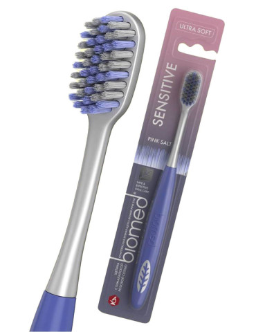 Biomed toothbrush with Himalayan salt Soft (blue) 2