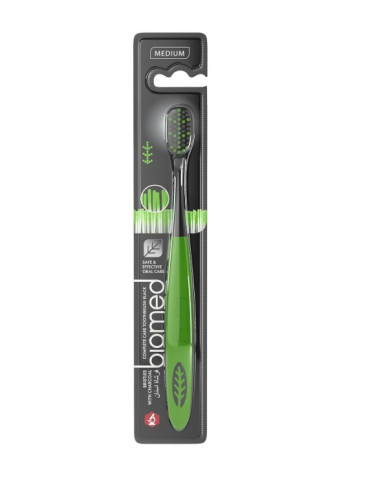 Biomed Charcoal Toothbrush, Medium
