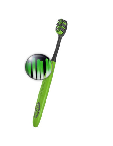 Biomed Charcoal Toothbrush, Medium 2