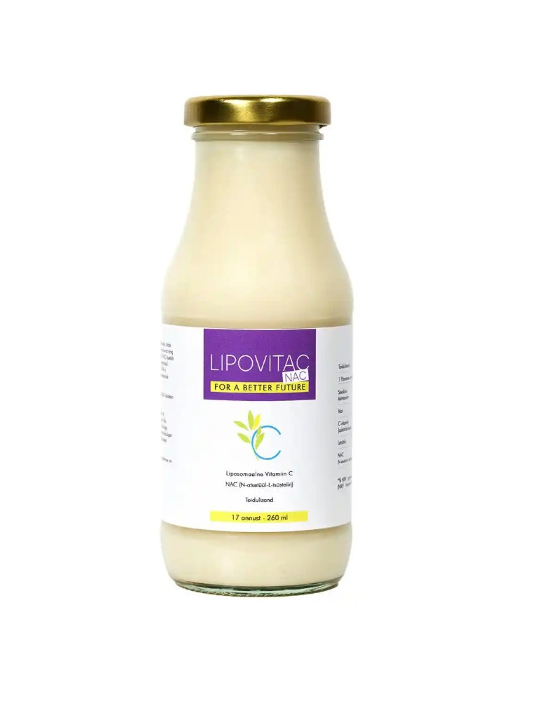 Lipovitac Liposoomne C-vitamiin +NAC  260ml