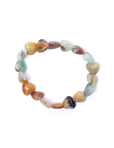 Amazoniidist südamekujuline elastne käevõru 2