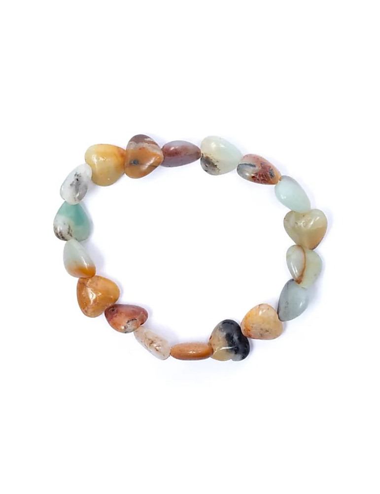 Amazoniidist südamekujuline elastne käevõru