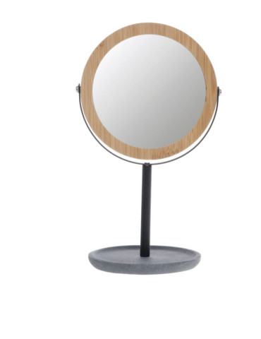 Casuelle Deluxe meigipeegel bambusest puidust raamiga