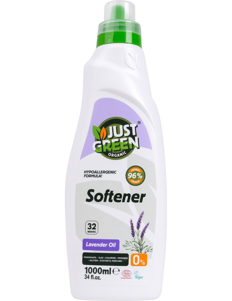 Just Green Organic Fabric softener with lavender oil 1000 ml