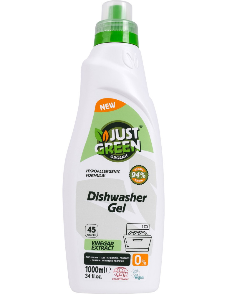 Just Green Organic Dishwasher gel 1000 ml