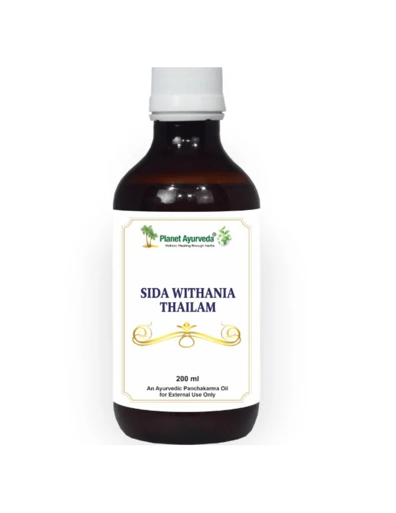 Planet Ayurveda Sida Withania oil – stiffness, nervousness, insomnia, 200 ml