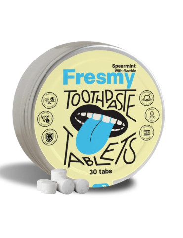 Fresmy Hambapesutabletid rohemündiga 30tk.
