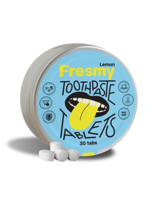 Fresmy Toothpaste tablets with lemon 30pcs.