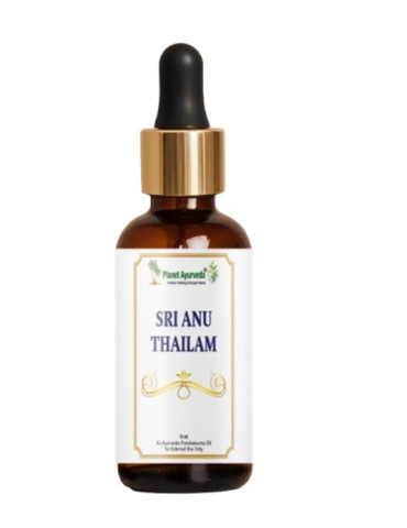 Planet Ayurveda Sri Anu Thailam - ninaõli siinuste ja allergiate korral - 10 ml