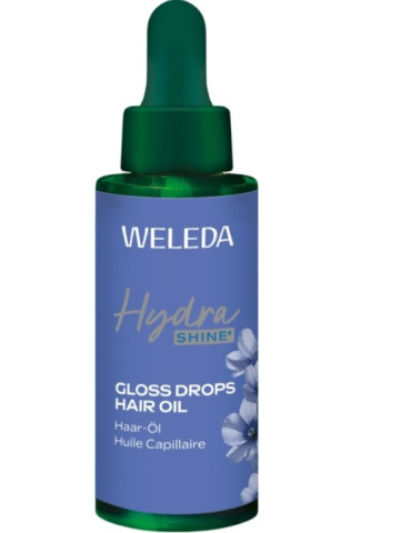 Weleda Hydra Shine Gloss juukseõli tilgad, 30 ml