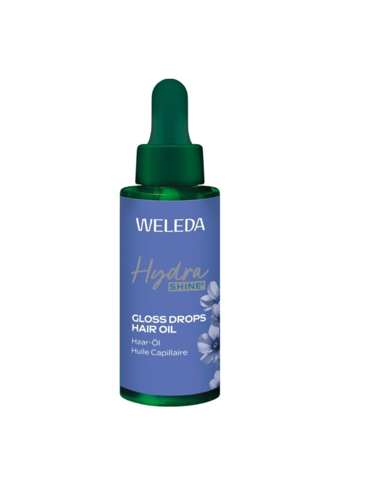 Weleda Hydra Shine Gloss juukseõli tilgad, 30 ml