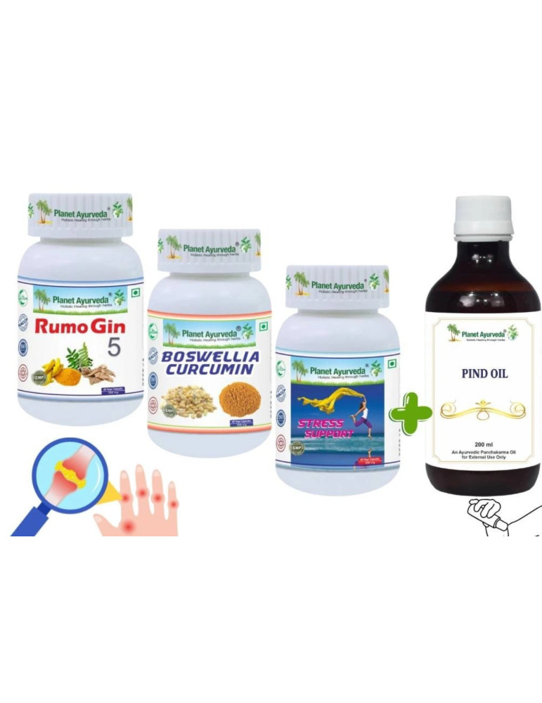 Planet Ayurveda REUMATOIDARTRIIDI vastane +Pinda õlipakend kombineeritud pakett