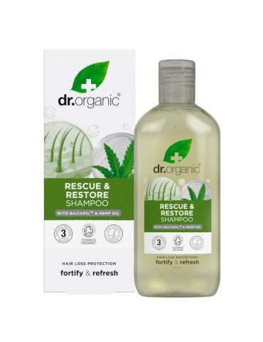 Dr. Organic Kanepi taastav ŝampoon 265ml