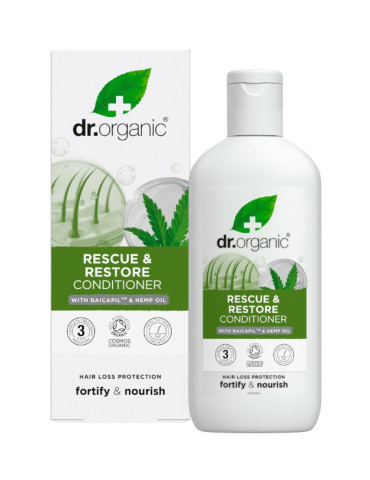 Dr. Organic Kanepi taastav juuksepalsam 265ml