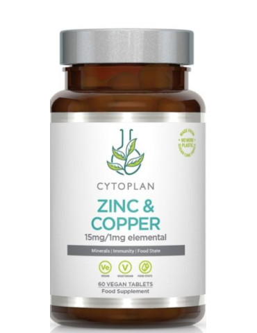 Cytoplan TSINK ja VASK  60 kapslit