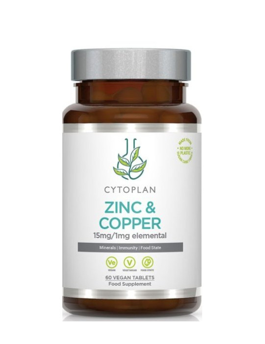 Cytoplan TSINK ja VASK  60 kapslit