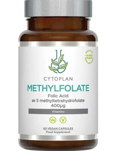 Cytoplan metüülfolaat (5-MTHF) 60 vegan kapslit