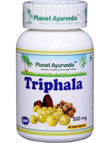 Planet Ayurveda Triphala extract  60 capsules