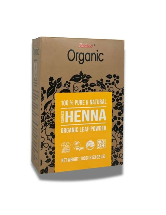 Radico orgaaniline cassialehepulber (värvitu henna) 100g