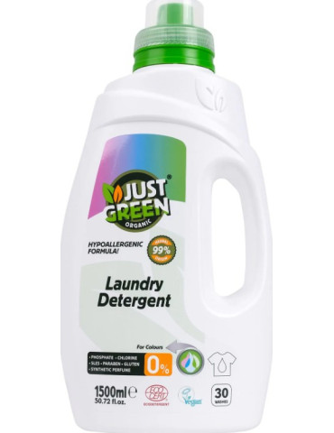 Just Green Organic pesugeel värvilisele pesule 1500 ml
