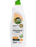 Just Green Organic käsinõudepesuvahend apelsiniõliga 750 ml