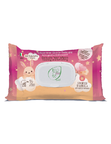 BIOCONTÈ Puhastuslapid beebidele, aaloega, 60tk