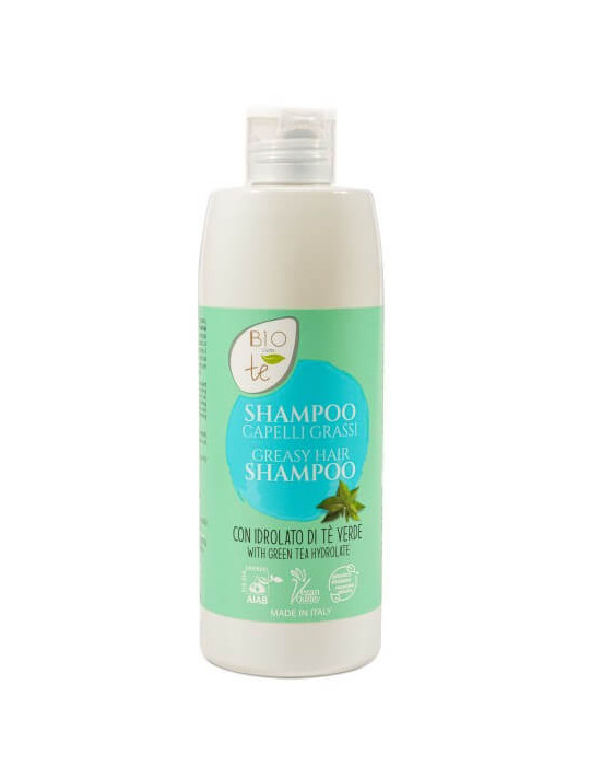 BIOCONTÈ Šampoon rohelise teega, rasustele juustele, 300ml