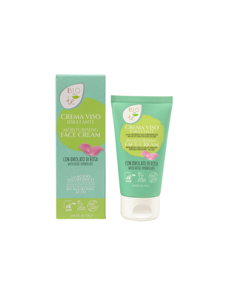 BIOCONTÈ Näokreem hüaluroonhappe ja roosiga, niisutav, 50ml