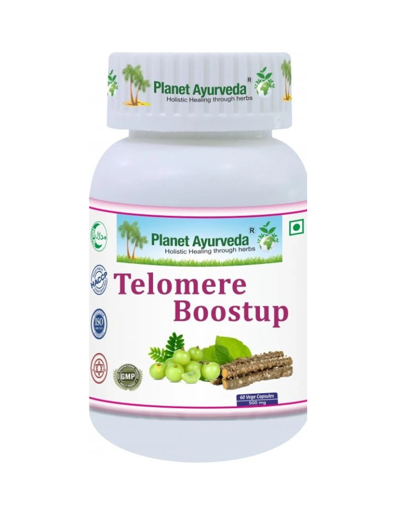 Telomere Boostup - telomeeride tugi, pikaealisus - 500 mg, 60 kapslit